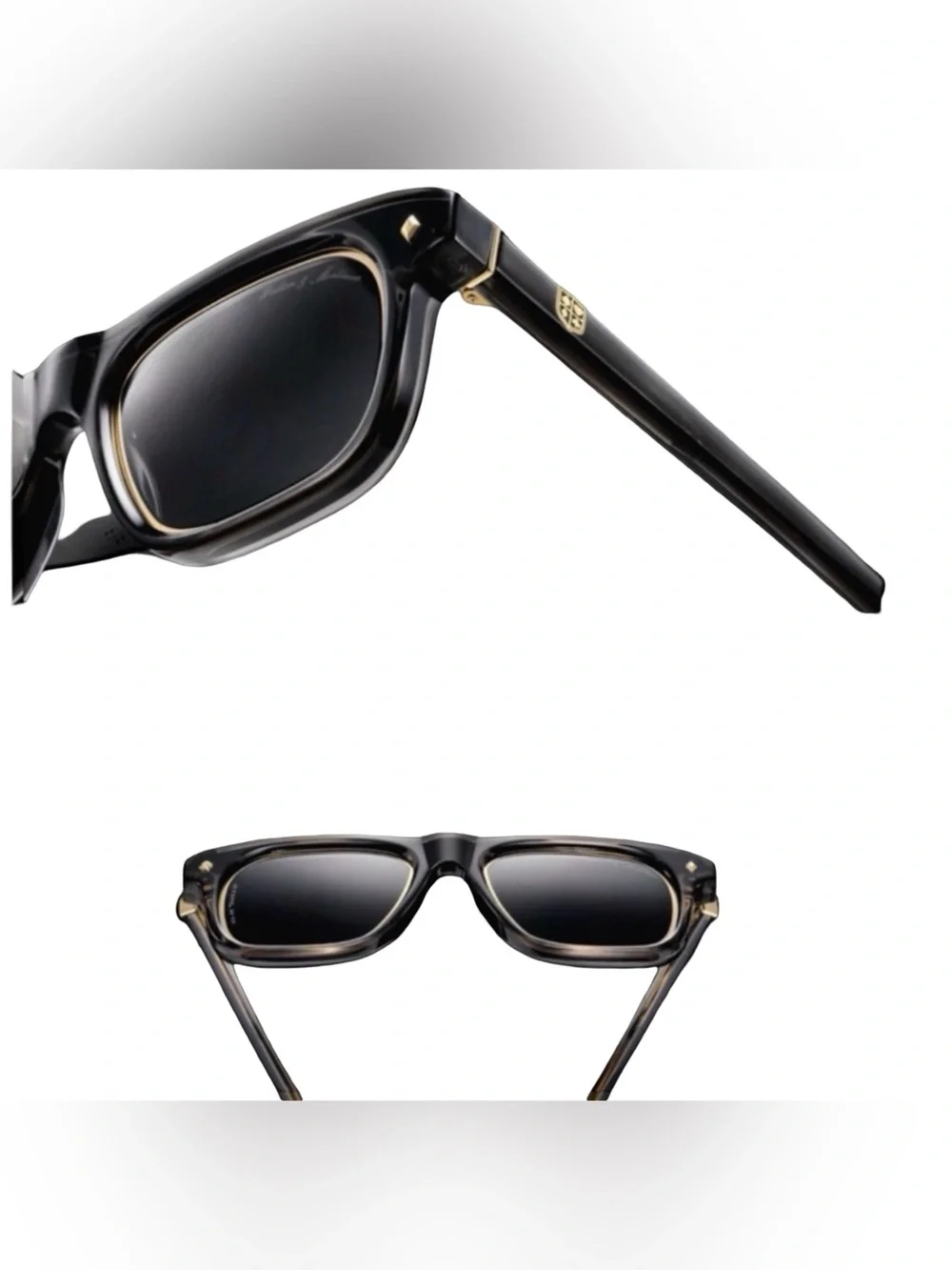 Premium Black and Gold Men’s Sunglasses - Designer Style